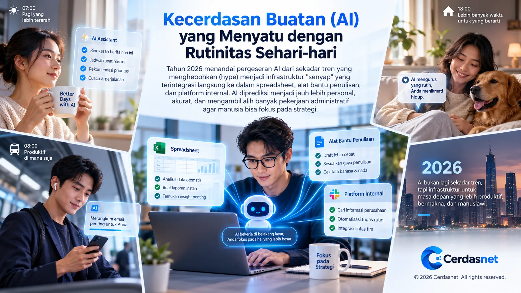 AI di Tahun 2026 Semakin Canggih! Kecerdasan Buatan Kini Menyatu dengan Kehidupan Sehari-hari